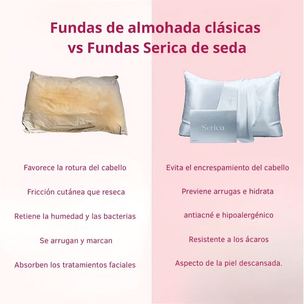 Funda de almohada 100 % seda