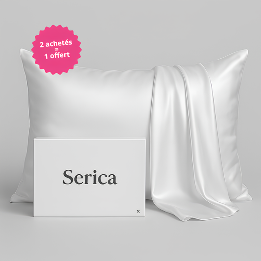 Taie d'oreiller 100% soie de mûrier
