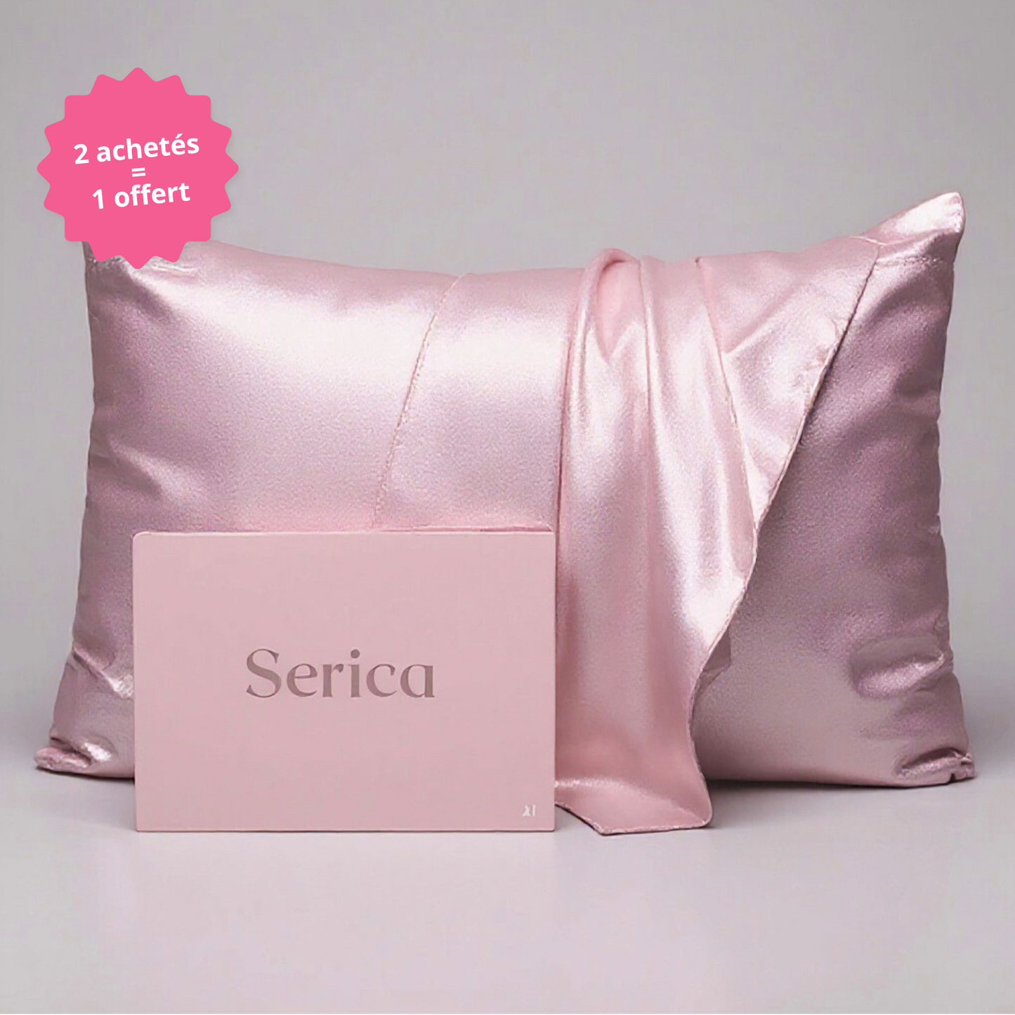 Taie d'oreiller 100% soie de mûrier