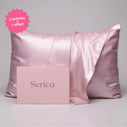 Taie d'oreiller 100% soie de mûrier