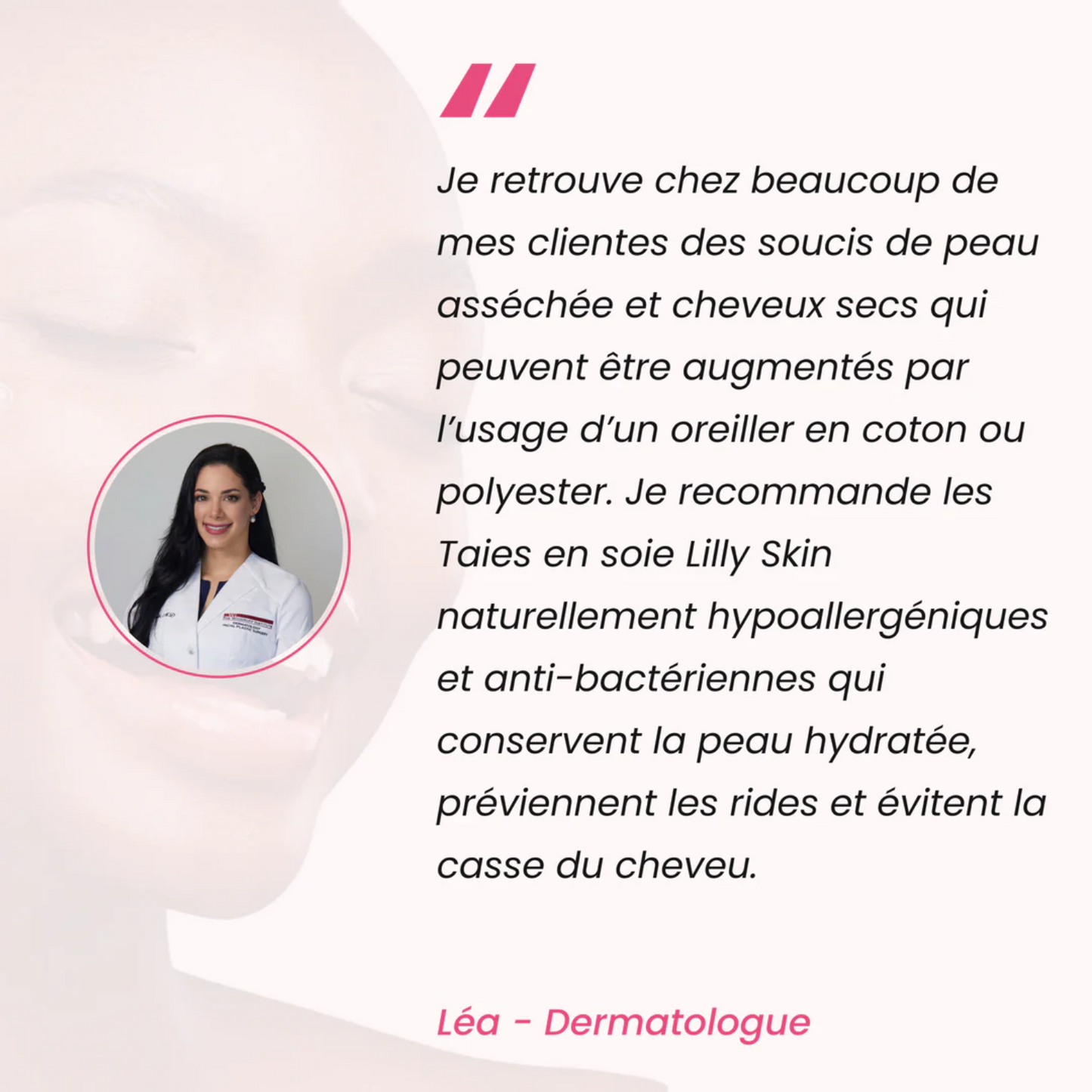 Taie d'oreiller 100% soie de mûrier