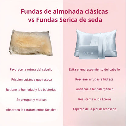 Funda de almohada 100 % seda